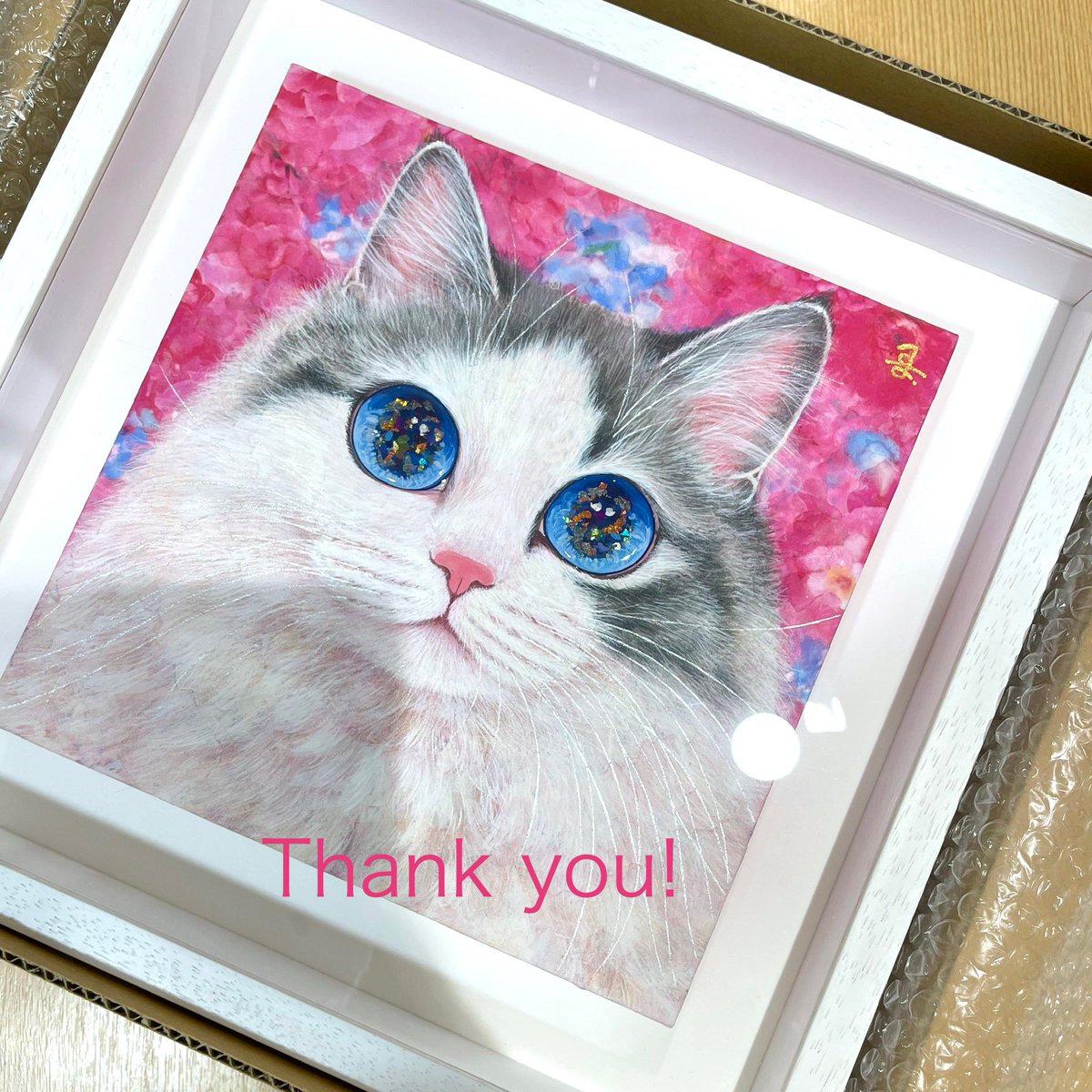 金田花季　原画　「ねことどうぶつ」 金田花季 原画 「ねことどうぶつ」