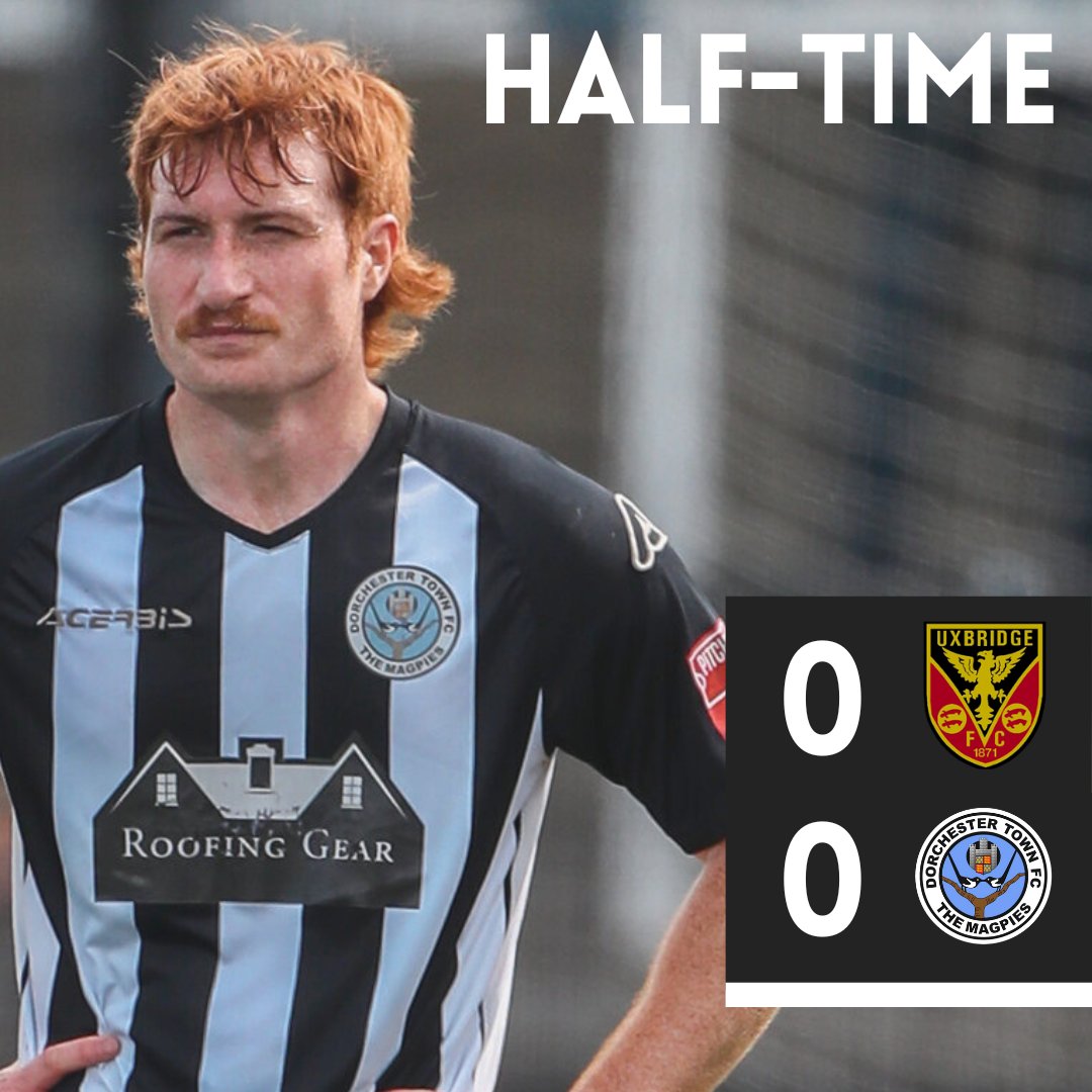 ⏱️ | 𝗛𝗔𝗟𝗙 𝗧𝗜𝗠𝗘

Uxbridge 0-0 The Magpies

#WeAreDorch ⚫️⚪️