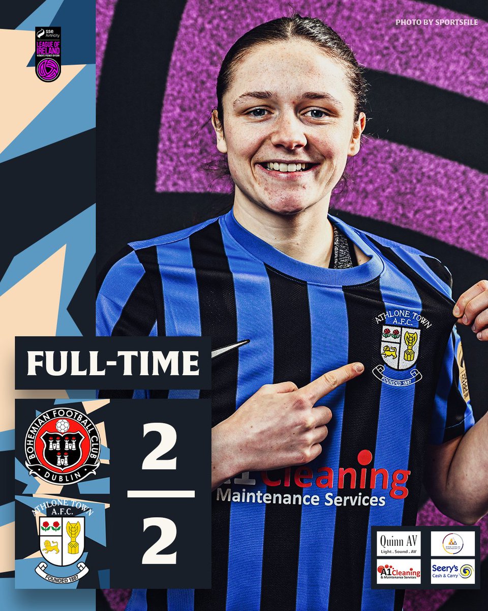 AthloneTownAFC's tweet photo. 90+4' The points are shared.
#BOHATH https://t.co/MBdOr0Oawa