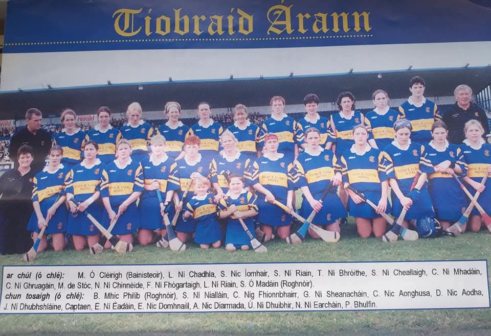 camogietipp's tweet photo. 🎉Tomorrow in Croke Park, the Tipperary senior camogie Jubilee team of 2000 will be honoured. This remarkable side followed up their first All-Ireland title in 1999 with a memorable back-to-back triumph in 2000. Managed by Michael Cleary and captained by Jovita Delaney, they https://t.co/R0kVxrXlsq