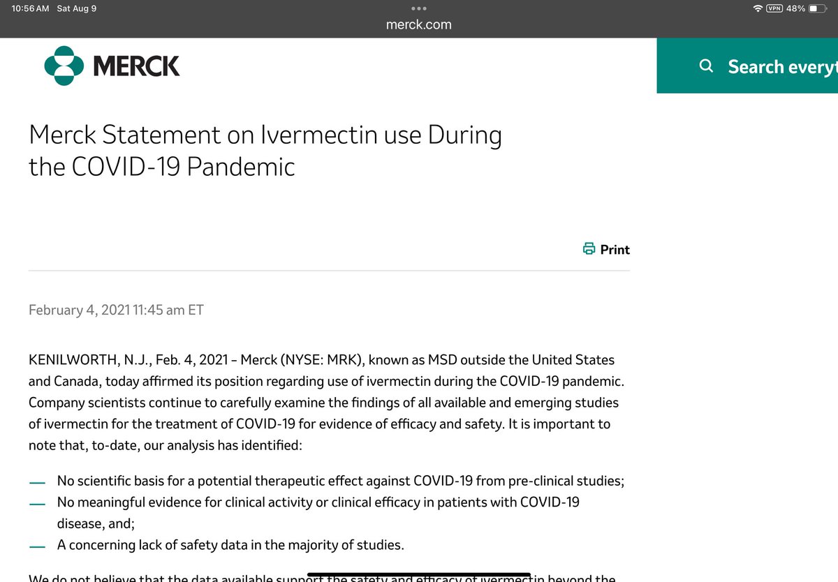 <a href="/Ivermectinkart/">IvermectinKart | Ivermectin & Cancer cure store</a> The original NDA holder has warned you about this. They had to assist the poison control center.
Do your studies, but don’t push your bullshit.

merck.com/news/merck-sta…