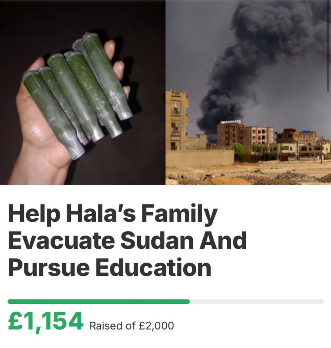 we’re facing stagnation again…

just £46 away from reaching £1.2K 
If you can, please help with anything, cuz every single d0nation means a ton right now.

These are tough times….

chuffed.org/project/hala