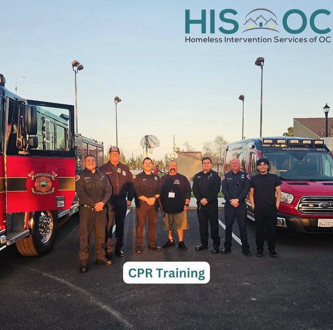 Homeless_Int_OC's tweet image. Our team stays ready. 💪 Regular CPR training means we can jump into action when it counts most. Thank you @PlacentiaFire #CPR #HomelessOutreach #AlwaysReady #HISOC