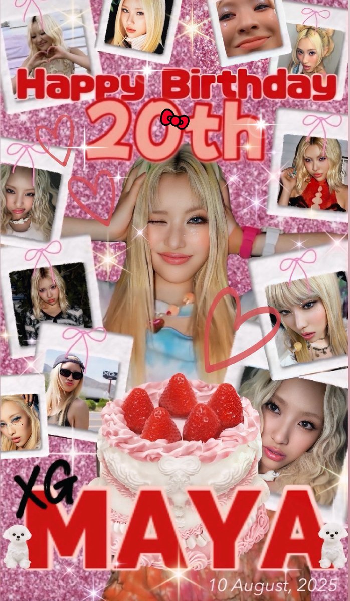XG河地マヤ、20歳の誕生日を迎える