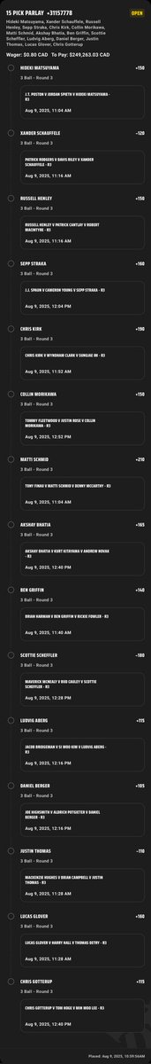 Josh (@joshuadasilva) on Twitter photo Round 3. 3 ball. It's live already because round 2. GL if you tail.
<a href="/GamblyBot/">Gambly Bot</a> dk
sportsbook.draftkings.com/social/post/17… Round 3. 3 ball. It's live already because round 2. GL if you tail.
<a href="/GamblyBot/">Gambly Bot</a> dk
sportsbook.draftkings.com/social/post/17…