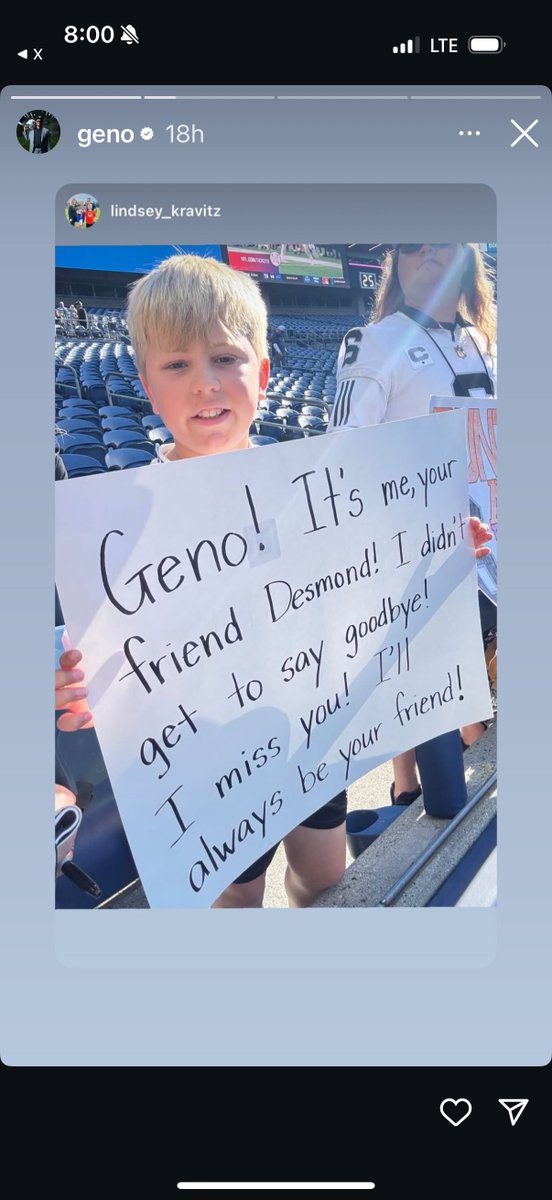 hawkblogger's tweet image. I notice nobody posted these pics of @GenoSmith3 interacting with a Seahawks fan. Not rage bait material?