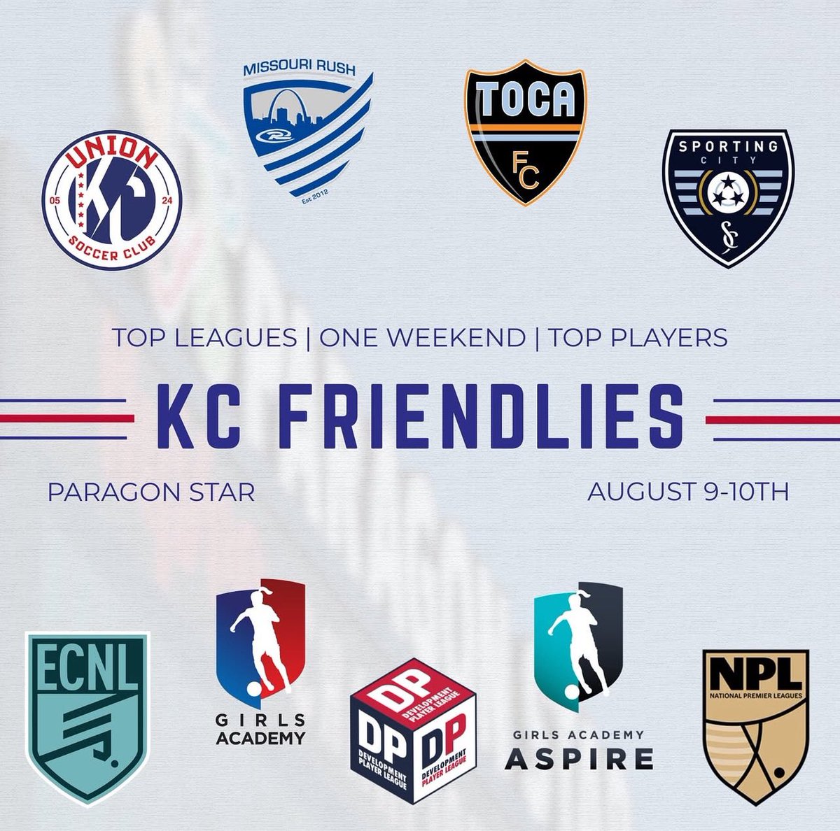 Wishing our Girls Academy teams the best of luck this weekend at the KC Friendlies! 🔥

#SportingCity