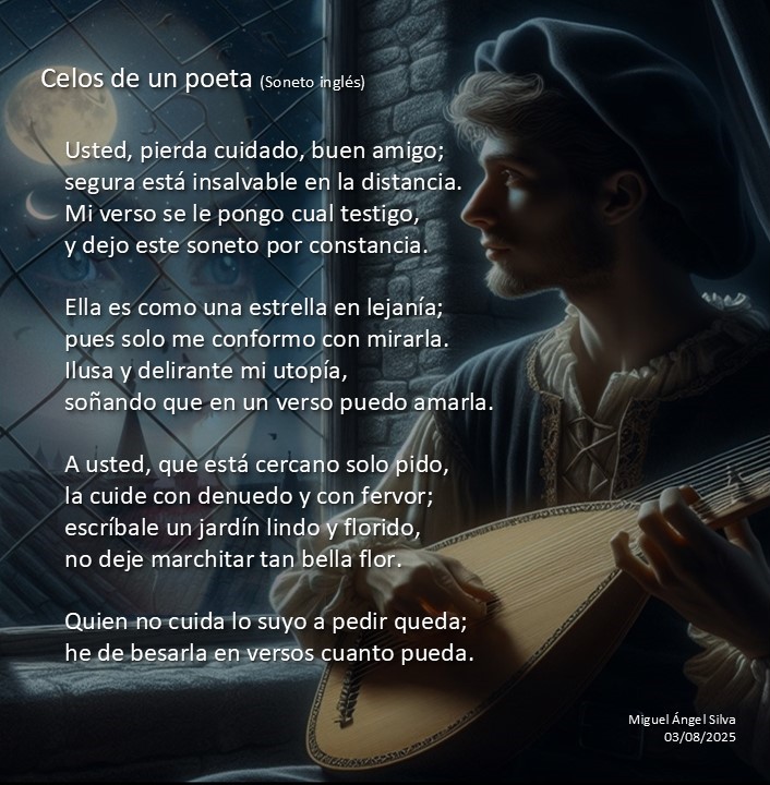MASilva's tweet image. Celos de un poeta...