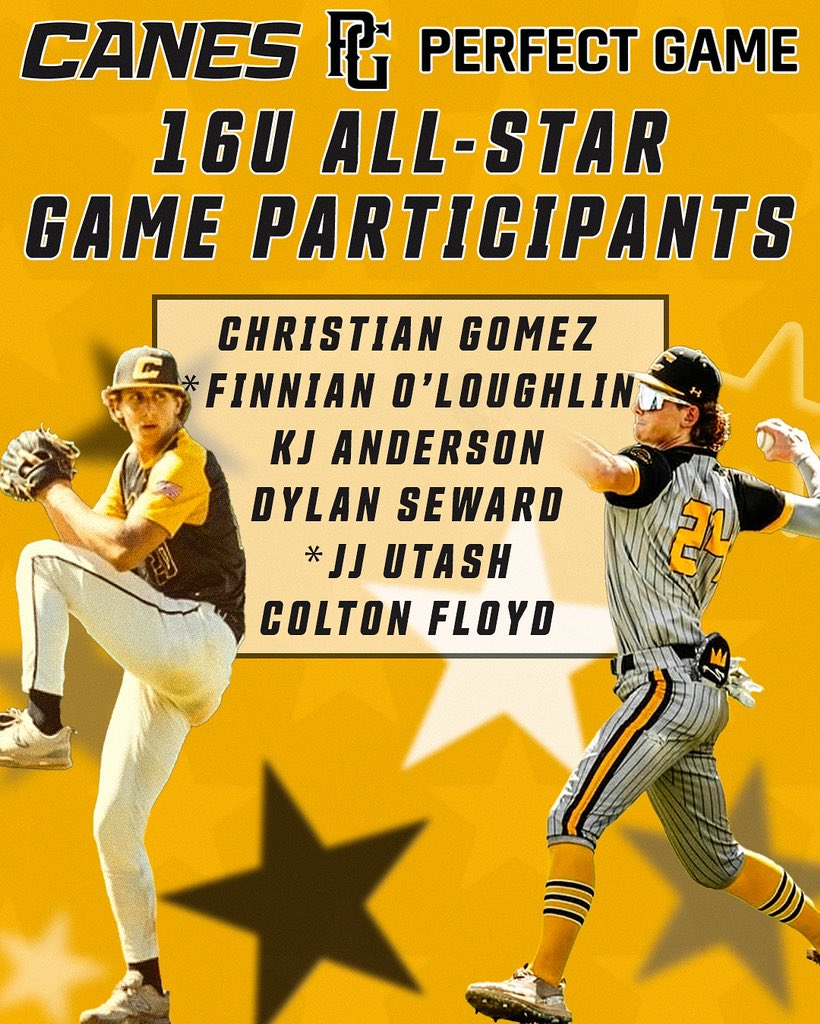 Canes Baseball (@thecanesbb) on Twitter photo 6 Canes have made the <a href="/PerfectGameUSA/">Perfect Game USA</a> 16u all-star game!
#thecanes #DifferentBrandOfBaseball 6 Canes have made the <a href="/PerfectGameUSA/">Perfect Game USA</a> 16u all-star game!
#thecanes #DifferentBrandOfBaseball
