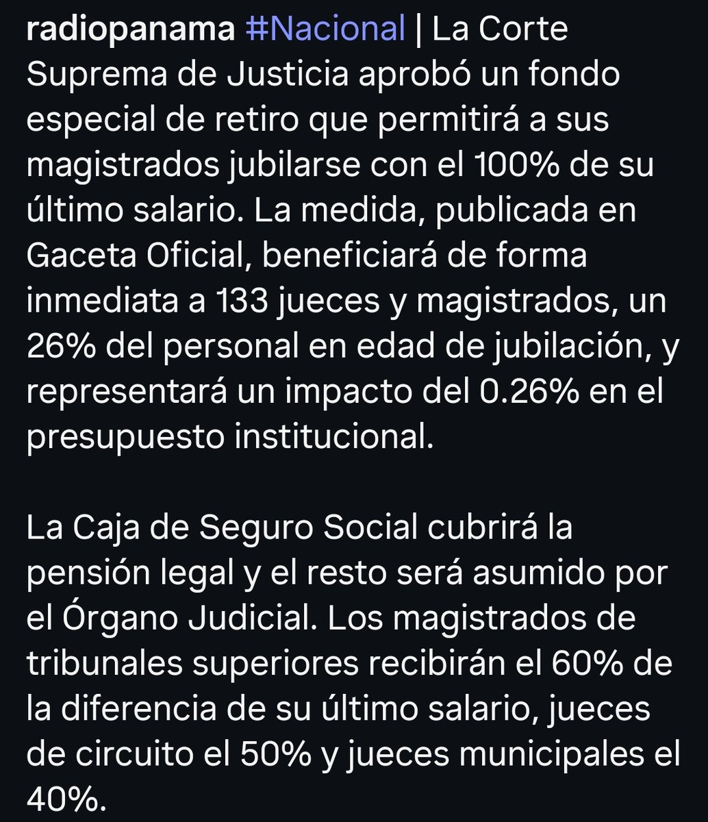 Magistradas nombradas por el Pacto de Estado por la Justicia aprueban jubilarse con su último salario de $14000.00 😡 quitándole dinero al presupuesto destinado para el Órgano Judicial. Estas señora resultaron ser más corruptas y ladronas que Ayu Prado y Alejandro Moncada.