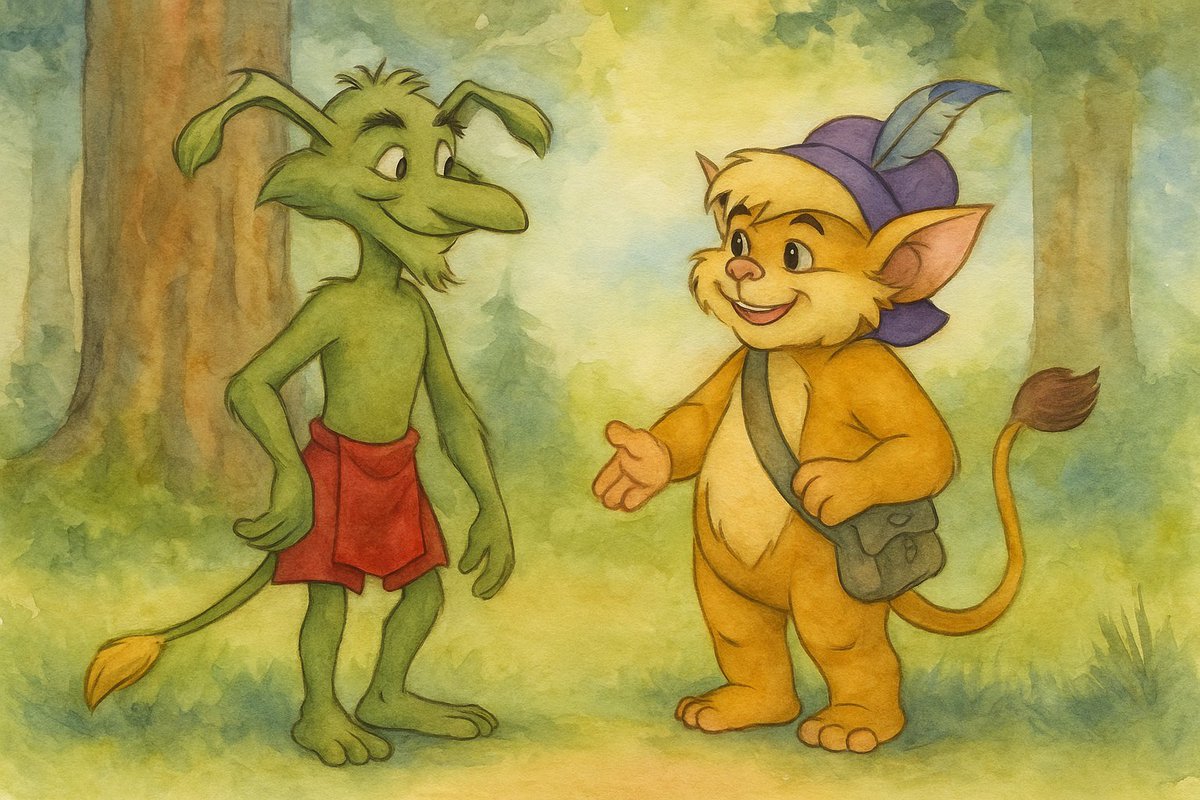 Das sind Morke und Artem, und ihr Abenteuer ist die Geschichte zweier verfeindeter Stämme auf dem Planeten Eburia. Wer will die Geschichte "Mondschein &amp; Schattenstern" lesen? #fantasy #storytelling #worldbuilding