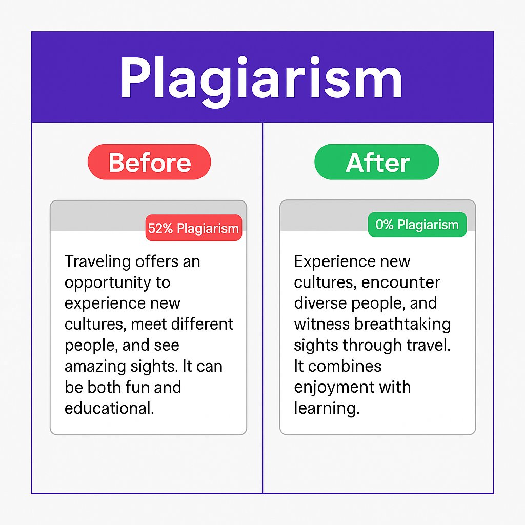 AI can unknowingly copy phrases from the internet. I edit &amp; rewrite so it’s plagiarism-free and ready to publish.
DM me now for safe and original content.
#PlagiarismFree #ContentEditing