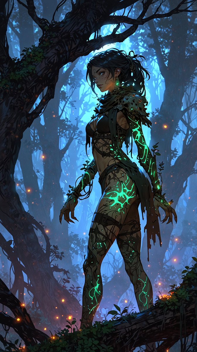 MstrAndr_ART's tweet photo. Verdant Shadow Huntress: Spiritborn Guardian of the Wilds.
Would you be friend or prey in her forest?
#WildHuntress #VerdantGuardian #ForestProtector #SpiritbornWarrior #EpicFantasyArt #NatureFury #GreenRunes #MythicalRanger #PrimalPower #AnimeHuntress #AIart #anime https://t.co/XxS71hFPIv