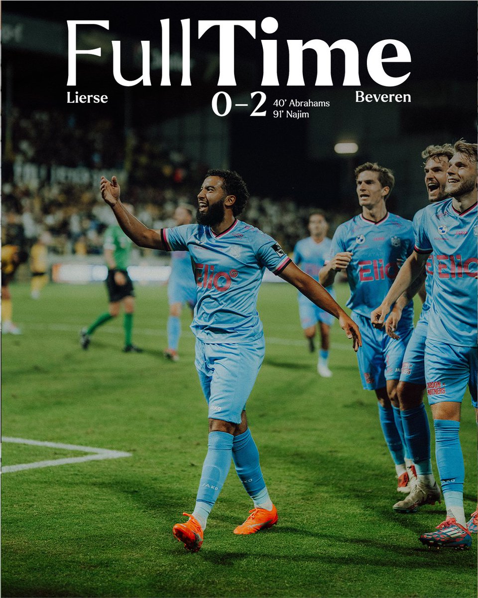 🔚 FT | LIERSE 🆚 SKB

De eerste driepunter is een feit!

🟡🔵 #wearebeveren