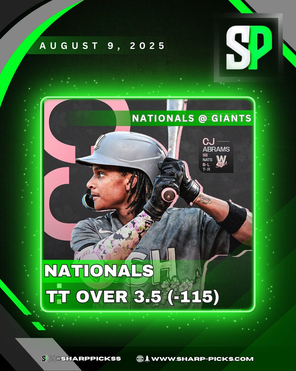 SharpPickss's tweet image. ⚾️MLB *FREE* PICK 

WHO’S TAILING?? I WANNA KNOW⤵️