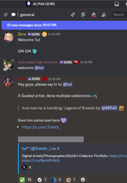 SafZ (@crypsaf) on Twitter photo Ok, both <a href="/Tuteth_/">tutβ’</a> & <a href="/0xBreadguy/">BREAD | β:</a> are in π
We love <a href="/megaeth_labs/">MegaETH</a> π©Ά
ETH at $4,250 (almost ATH).
Few know MegaETH is about to giga cook π§βπ³
Get all the projects, donβt slack.
Legends of Breadio is already in the oven π₯
@0xAlphaGEMS always first πβ Ok, both <a href="/Tuteth_/">tutβ’</a> & <a href="/0xBreadguy/">BREAD | β:</a> are in π
We love <a href="/megaeth_labs/">MegaETH</a> π©Ά
ETH at $4,250 (almost ATH).
Few know MegaETH is about to giga cook π§βπ³
Get all the projects, donβt slack.
Legends of Breadio is already in the oven π₯
@0xAlphaGEMS always first πβ