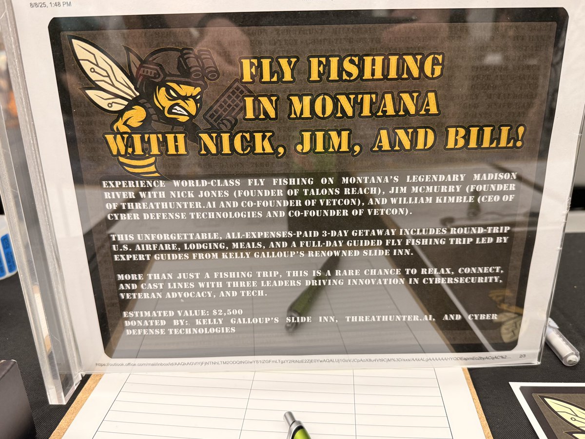 Come bid on a Fly Fishing trip with <a href="/jmcmurry/">WhiskeyHacker</a> <a href="/williamjkimble/">williamjkimble</a> and Nick with Talons Reach