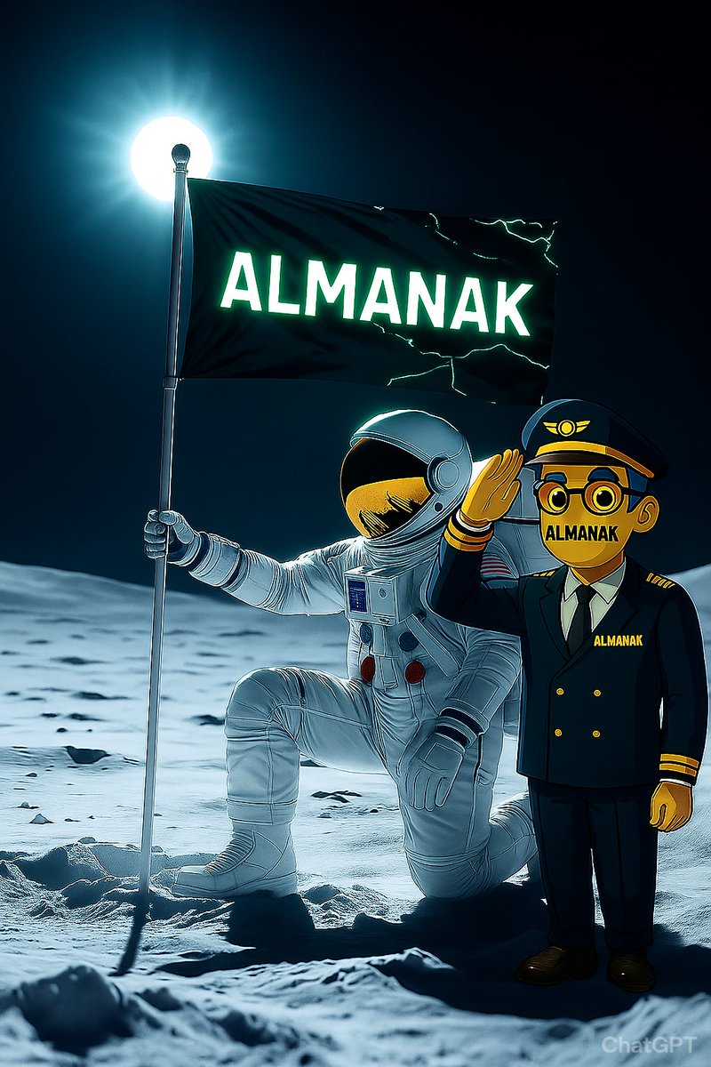 On the moon, under the glow of a million stars, the flag reads <a href="/Almanak__/">Almanak</a>  a symbol of clarity in the vast frontier of Web3.Every decision powered by precision data.Every move, guided by insight.This isn’t just planting a flag; it’s claiming the future of on-chain intelligence.