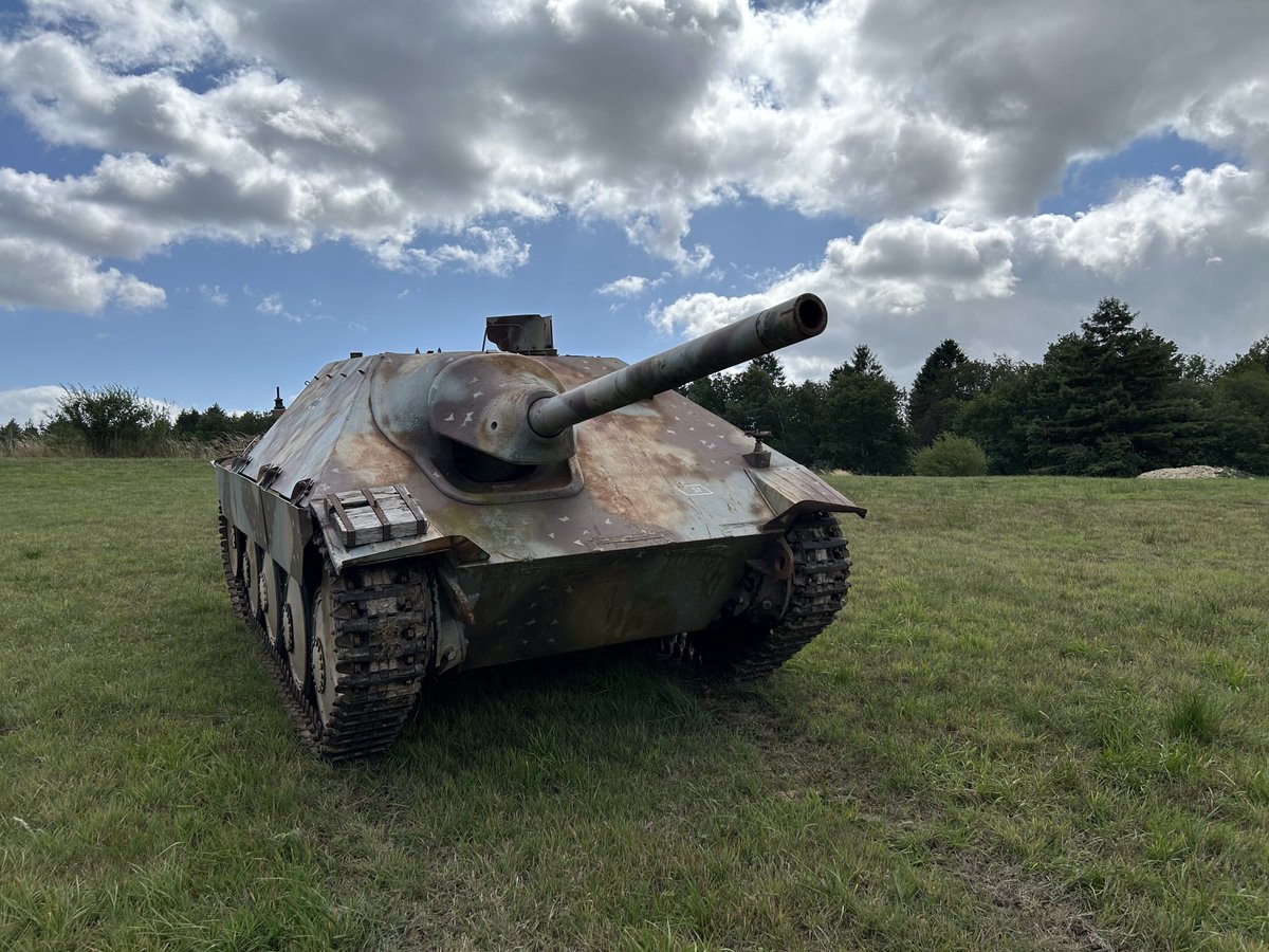 I have owned this Jagdpanzer Hetzer 38(t) for 45 years. It went to Cephalonia in 2000 to take part in the filming for Captain Corelli’s Mandolin.It has appeared at Tankfest, War and Peace Show.
Sadly it’s now for sale as I need the cash to finish building my new house