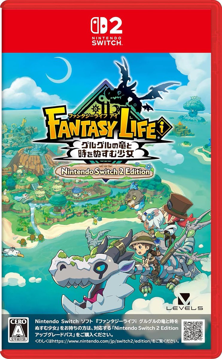 Fantasy Life i The Girl Who Steals Time Nintendo Switch 2 Edition (game on cart - JPN/English import) is $62 US Dollars at VGP (free shipping) buff.ly/jRH0gT6 
PNP Games buff.ly/au8YnXD 

shipping ~week of Aug 11

Deals to add with free shipping (sorted by lowest)