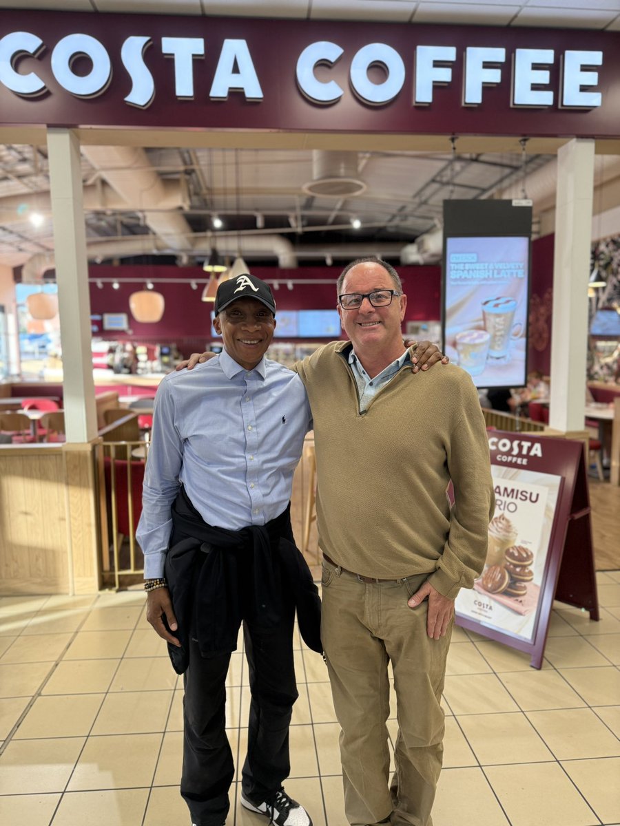 Ran into my ex team mate Andy Kiwomya MSc on the way back from our respective match commentaries. First time we have seen each other in 35 plus years