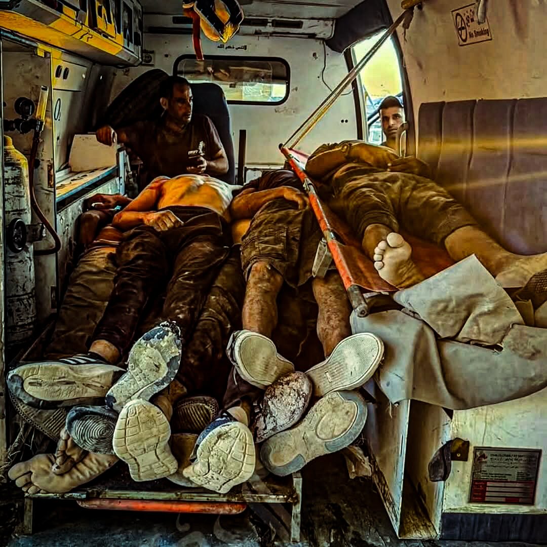 Palestinians killed while seeking aid, Gaza.