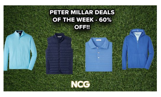 Mega Peter Millar sale - up to 60% off - #quality #PremiumProducts - deffo worth a look… nationalclubgolfer.com/best-golf-deal…