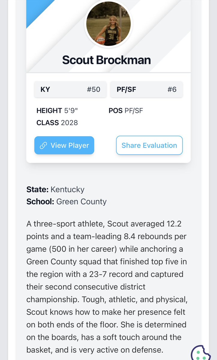So awesome seeing Scout getting some well deserved attention on Prep Hoops!! Will have a huge sophomore year for GC and Lady Vision!!