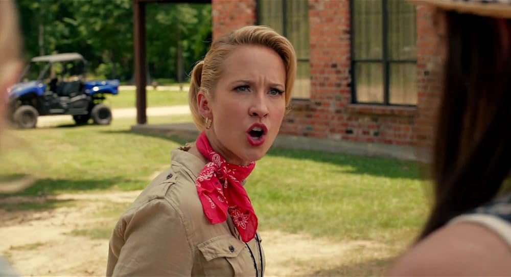 MagicHandz's tweet image. Interesting… I was wondering where Anna Camp was and when I googled it, it said “she has no lines and isn’t in the movie at all” … and yet here she is. This is the first time Google straight up said nothing wrong. 🤔 #PitchPerfect2