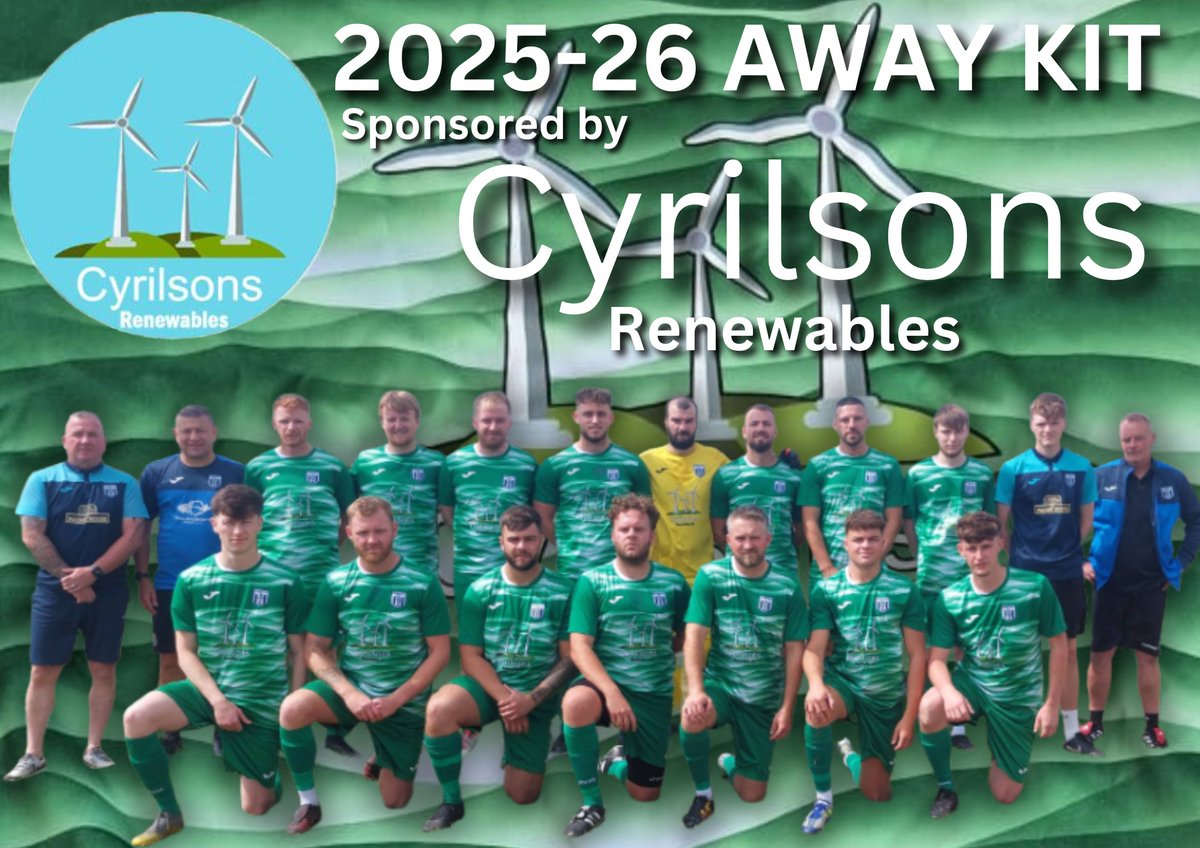 🟢⚽️ NEW AWAY KIT ⚽️🟢 
For <a href="/Greenfieldfc/">Greenfield FC</a>