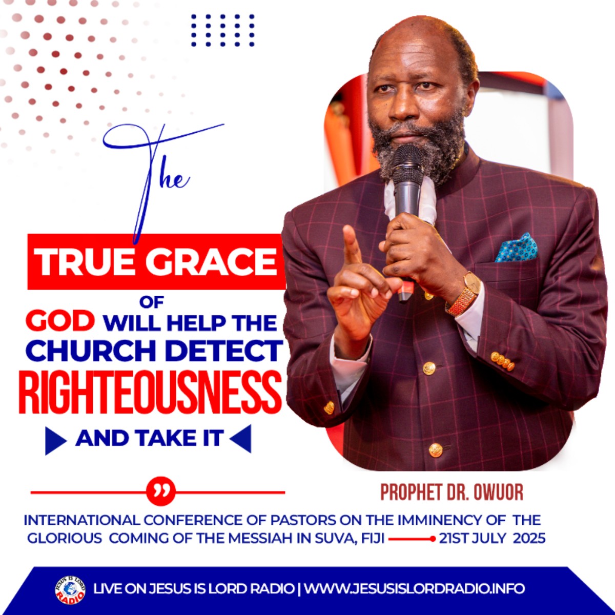RepentanceNews's tweet image. #EternalGospelhour 
The TRUE GRACE  of God will help the Church Detect Righteousness and take it.
Not like today's Church accepting the gospel of money and prosperity and forgot to focus on Righteousness of God.