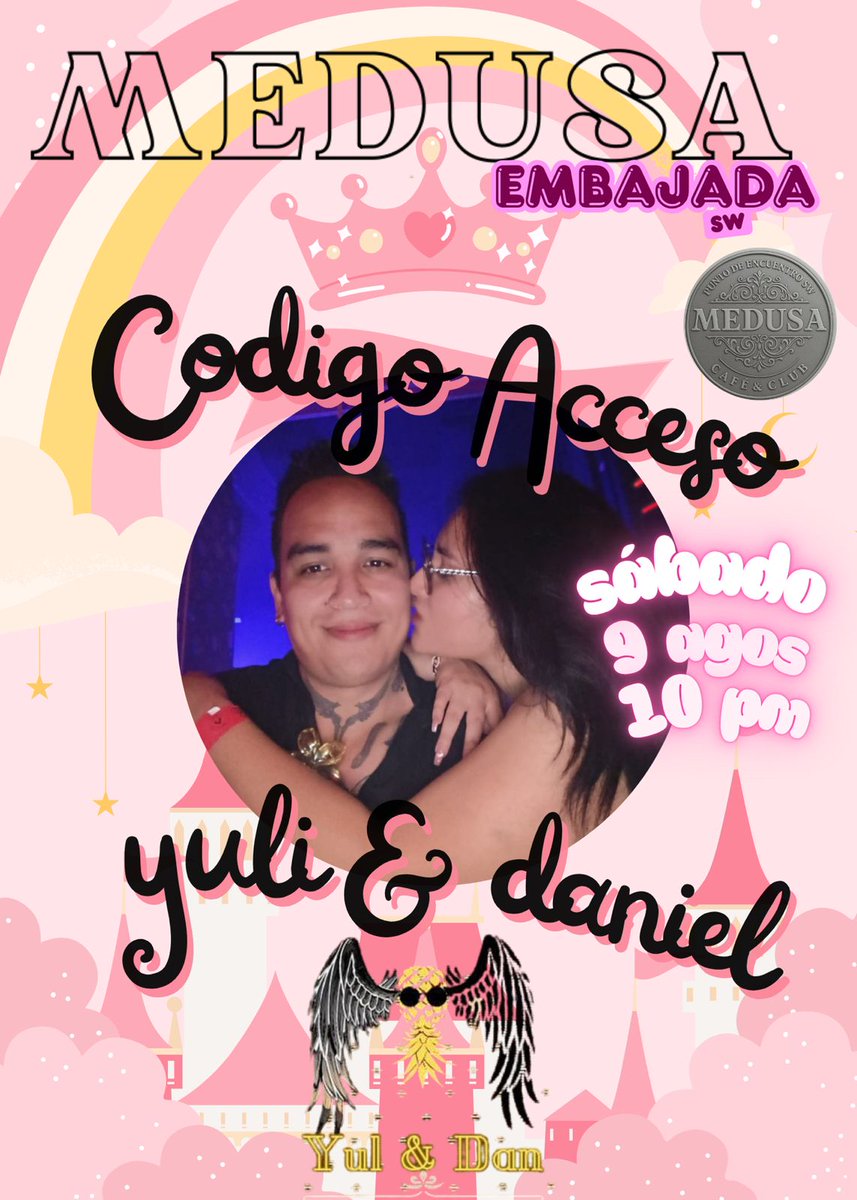 Daniel Vidrio Single (@danielvidrio12) on Twitter photo Hoy a quienes veremos en una noche exquisita con temática de princesas 😏🔥😏🔥
Con nuestro amigo de <a href="/cafemedusasw/">Cafe Club Medusa SW</a>
Pidan sus accesos 😏🔥😏🔥 Hoy a quienes veremos en una noche exquisita con temática de princesas 😏🔥😏🔥
Con nuestro amigo de <a href="/cafemedusasw/">Cafe Club Medusa SW</a>
Pidan sus accesos 😏🔥😏🔥