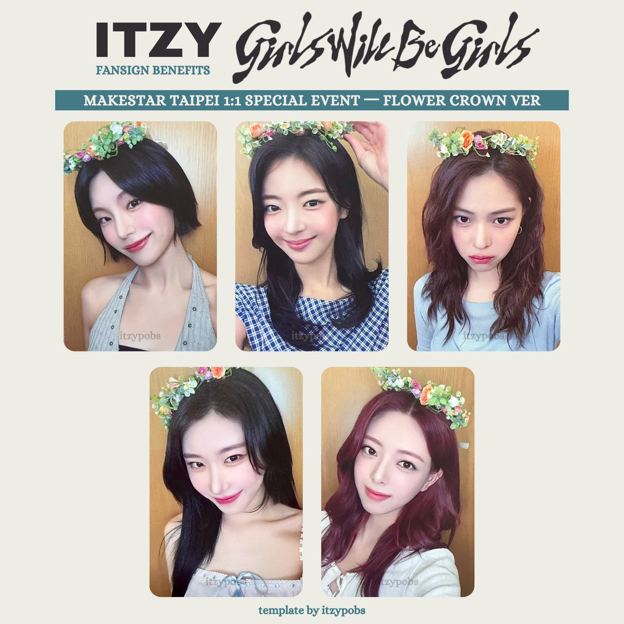 ITZY MAKESTAR 対面サイン会 直筆サイン ポラロイド リア ITZY MAKESTAR 対面サイン会 直筆サイン ポラロイド リア
