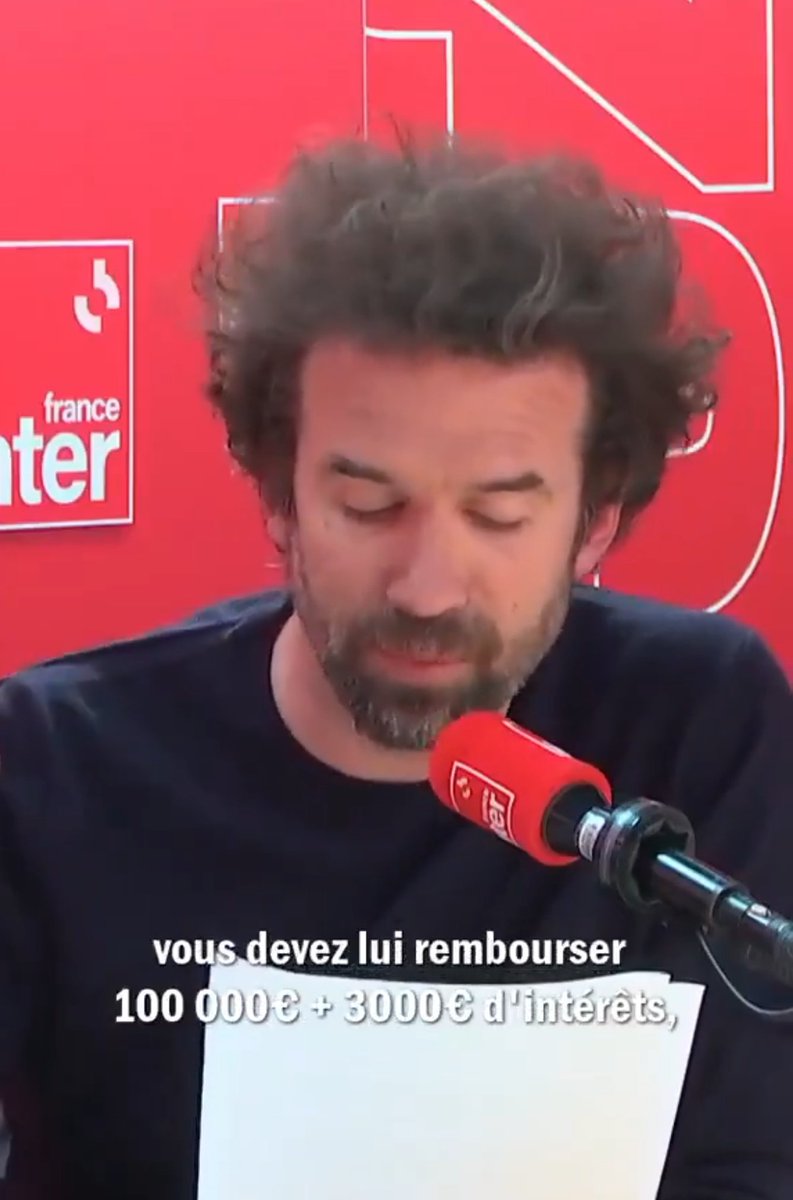 Sur le service public, faire 100 000 euros d'emprunt immobilier avec 3% d'intérêt :
"C'est 3000 € d'intérêt" 🤡

Les mêmes qui font des leçons d'économie
Avec notre argent.
J'en peux plus de ces guignols