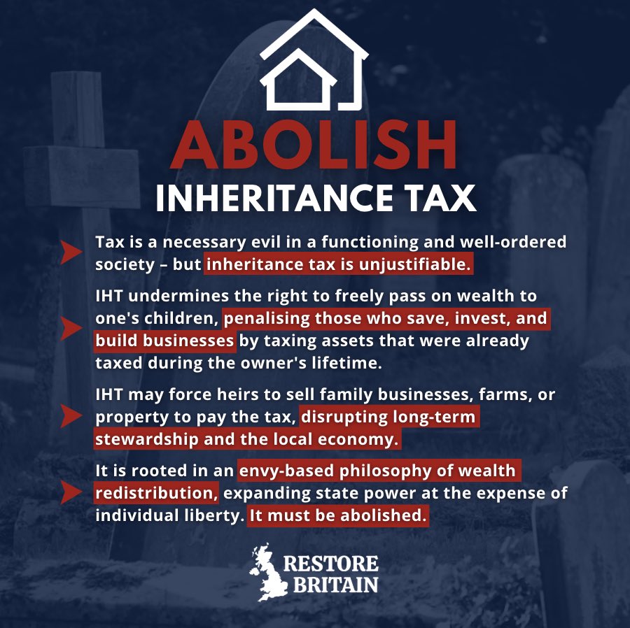 Stop taxing the dead.