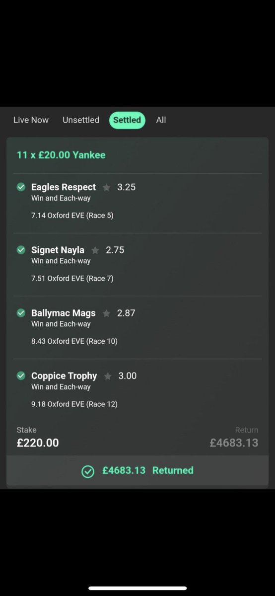 Lad in the group just covered his premium for the next 15 and a half years. 

8 bets today 
6 winners🥇🥇🥇🥇🥇🥇
1 second 🥈
1 to go 👀

mymembers.io/b3ttinggeekz-p…