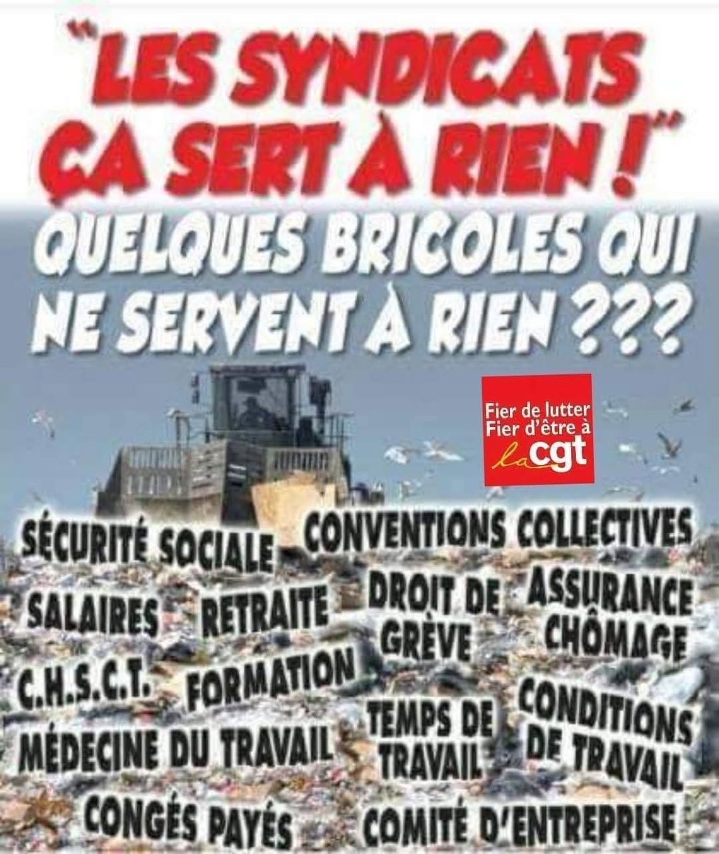 COCO (@pcf_2027) on Twitter photo <a href="/mtehlo/">Мелани 🇫🇷🐝🔻φ🐢</a> Oh une insoumise anti syndicats comme c'est bizarre 🤡
Profites bien de ça 👇 <a href="/mtehlo/">Мелани 🇫🇷🐝🔻φ🐢</a> Oh une insoumise anti syndicats comme c'est bizarre 🤡
Profites bien de ça 👇