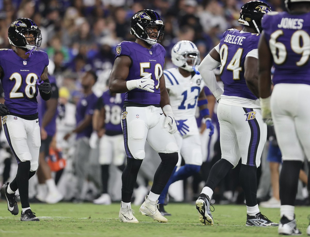 Lafayette Football (@lafcolfootball) on Twitter photo 5️⃣9️⃣ <a href="/maniachamm/">Malik Hamm😈</a> made his presence felt in the Ravens’ preseason opener vs. the Colts.
📸 Kenya Allen ‘02 5️⃣9️⃣ <a href="/maniachamm/">Malik Hamm😈</a> made his presence felt in the Ravens’ preseason opener vs. the Colts.
📸 Kenya Allen ‘02