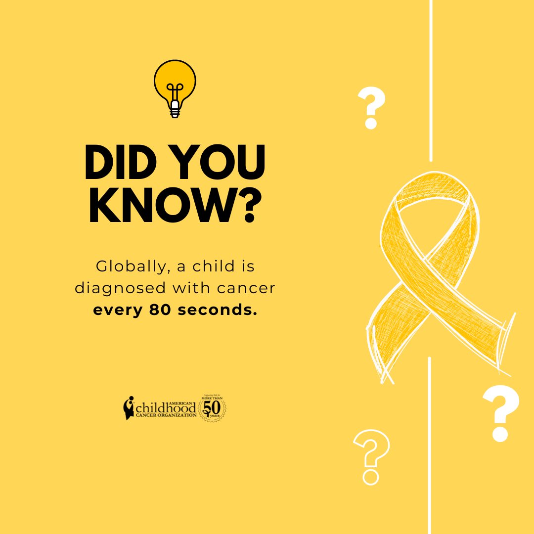 Early signs of childhood cancer are often mistaken for common illnesses. Knowledge is power. Learn more about symptoms, types of childhood cancer, and how to get support: acco.org/we-can-help