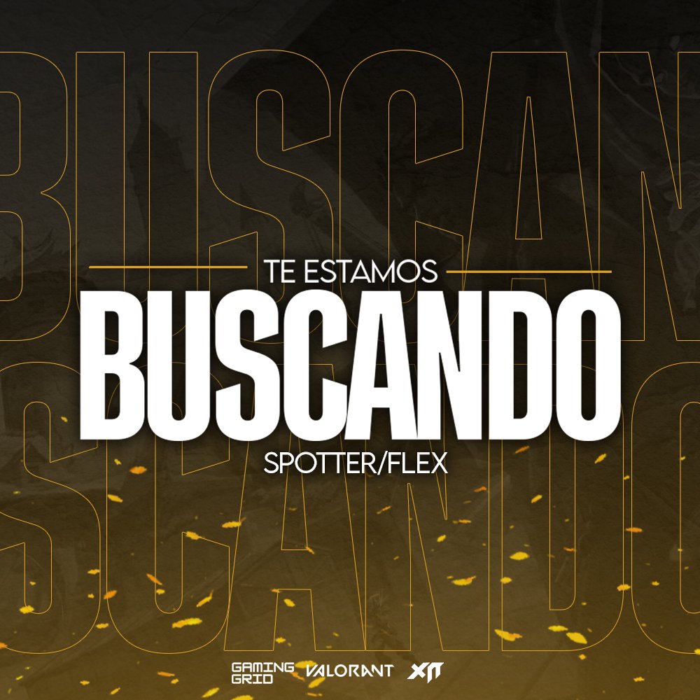 XENOVOLTS (@xenovolts1) on Twitter photo 📢 Buscamos Spotter/Flex de cara al final de la premier invite y futuras competiciones.
OPEN TRYOUTS DM 📩 📢 Buscamos Spotter/Flex de cara al final de la premier invite y futuras competiciones.
OPEN TRYOUTS DM 📩