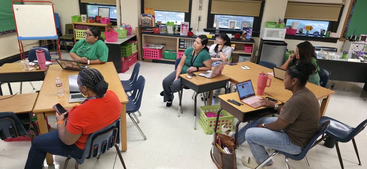 It's full warp speed ahead for a great school year! 🚀 👨‍🚀👩‍🚀👽🐺

Our teachers are planning for launch into a new year, and as a wise captain once said, "Things are only impossible until they're not." Let's Boldly GO! 🖖 
<a href="/FortWorthISD/">Fort Worth Independent School District</a> <a href="/CC_Renteria/">Christine Cano Renteria</a> <a href="/Aguilera_RJW/">Javier Aguilera</a>