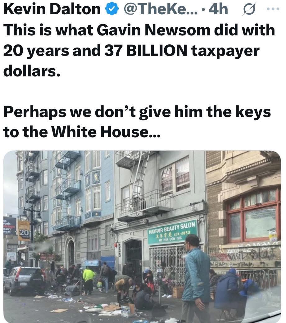LifeLighted's tweet photo. @GavinNewsom resign already! You are a complete joke and have proven yourself to be incompetent. 🤡 https://t.co/sFYHnpGXhN