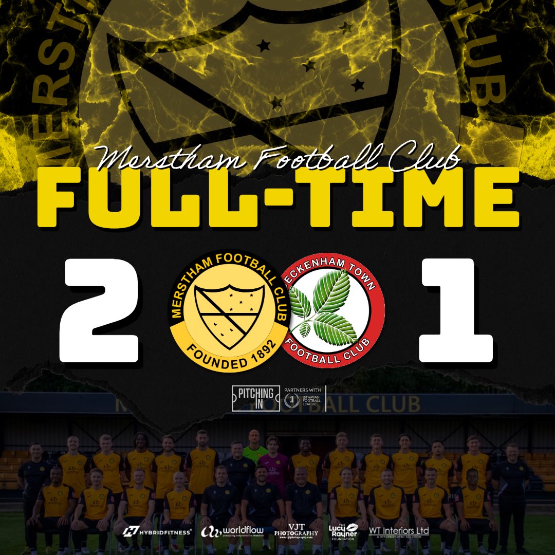 MersthamFC1892's tweet photo. Opening Day ✅
3 points in the bag! 👊

Up the Moatsiders!!

#COYM 🧡🖤 https://t.co/E8VBNFiRpS