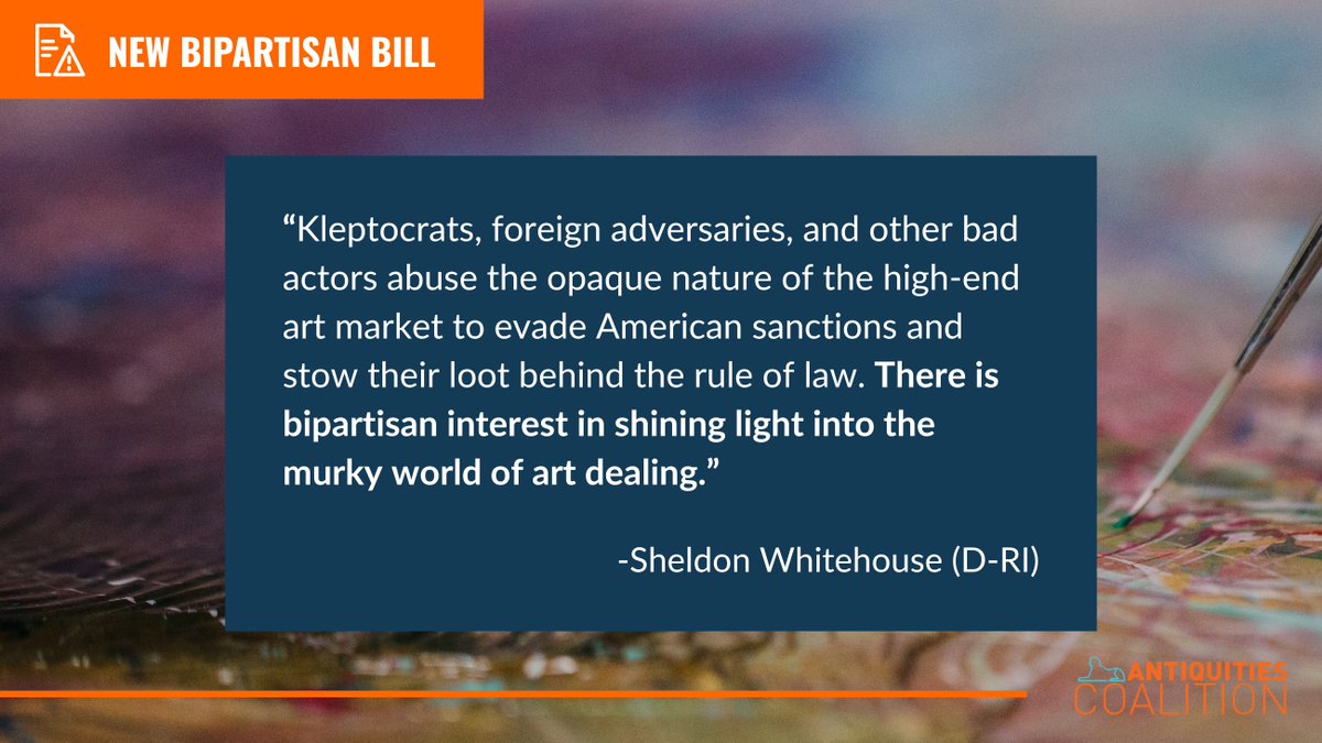 Want to find out how this bipartisan legislation would strengthen national security, uphold economic integrity, and support honest businesses? 

👉Click here: theantiquitiescoalition.org/congress-takes…