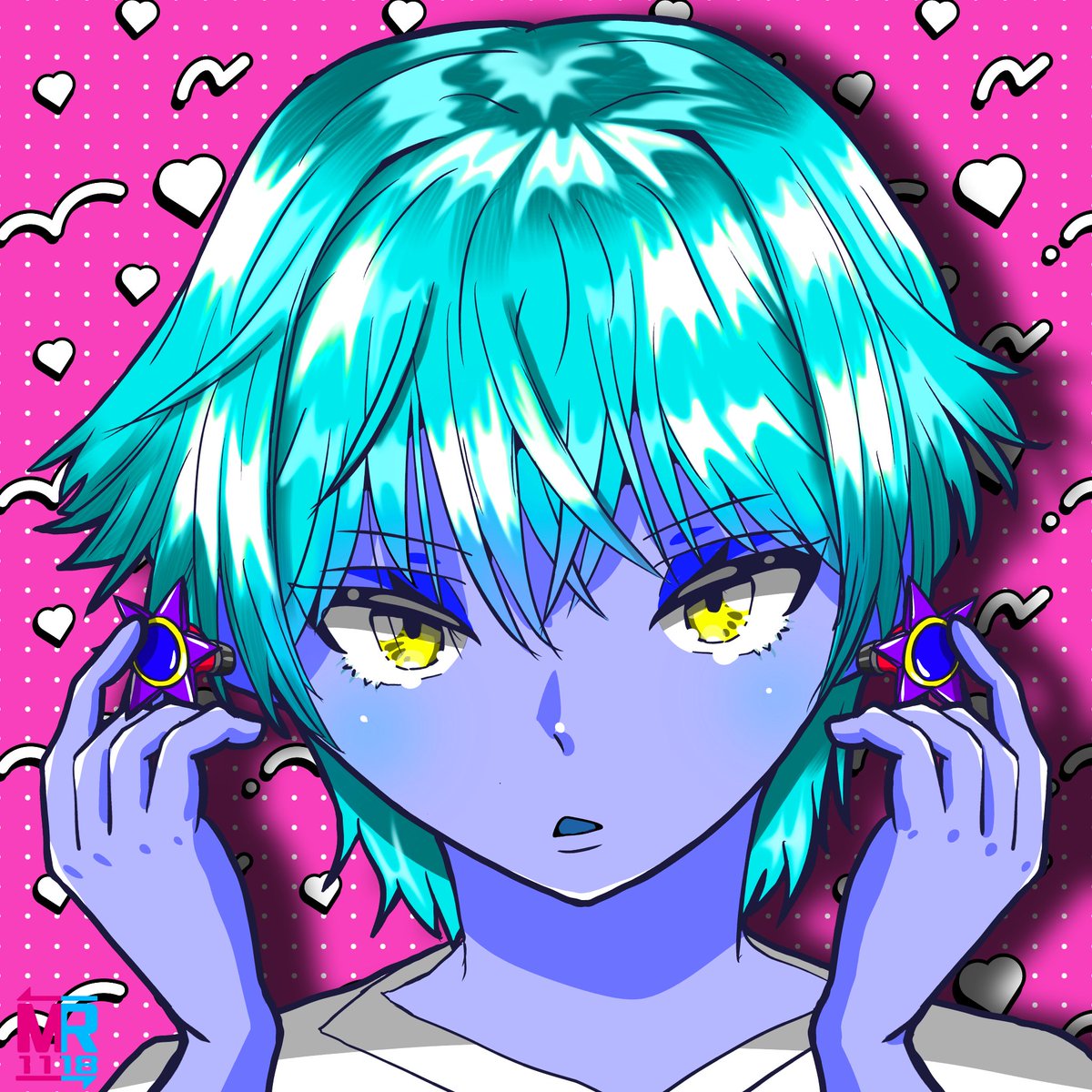 macherie1118's tweet image. なんか言ったぁ？

 #Illust   #絵柄が好みって人がいればいいなぁ  #Bluetooth