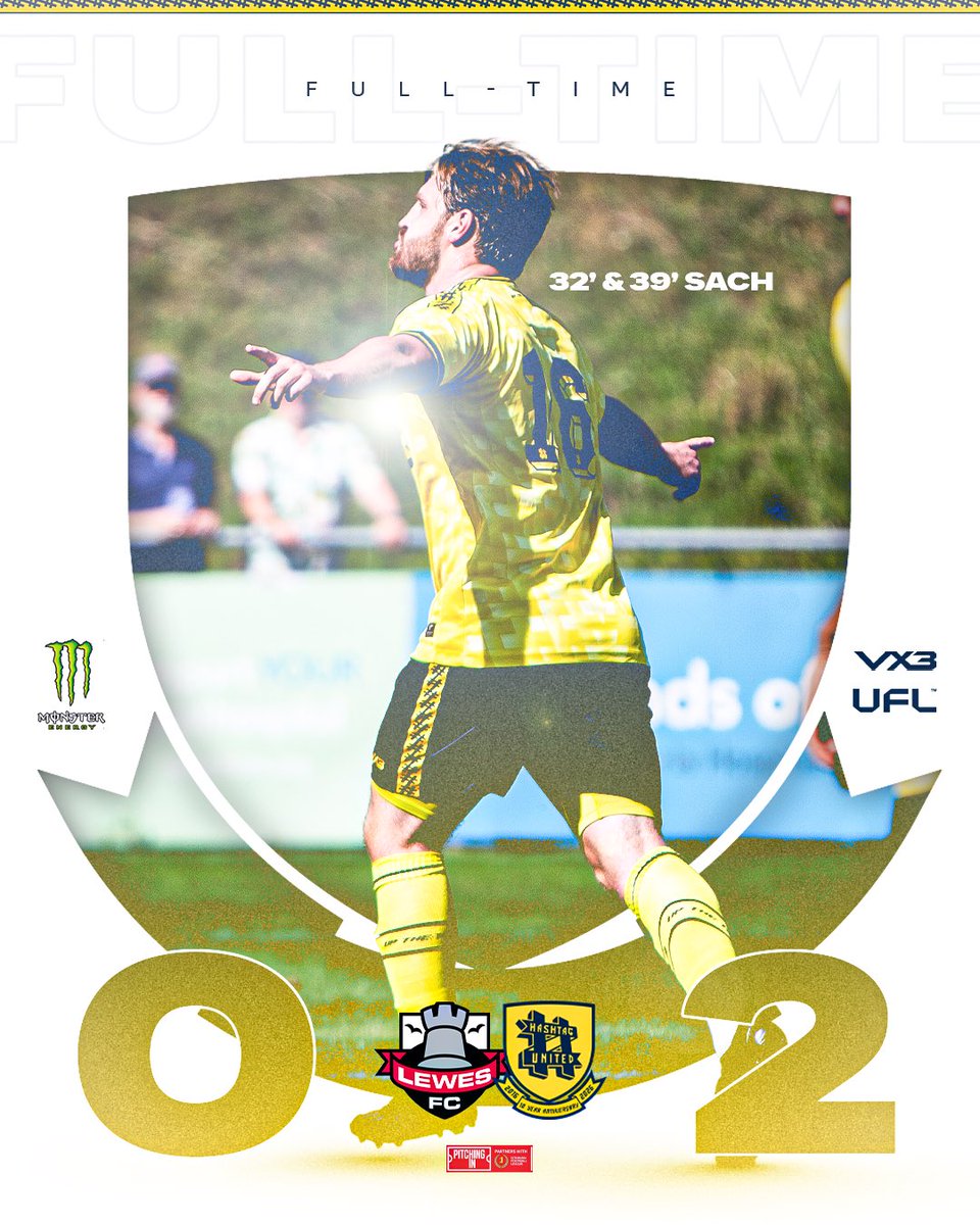 Hashtag United (@hashtagutd) on Twitter photo F U L L - T I M E
<a href="/LewesFCMen/">Lewes FC Men</a> 0-2 #๏ธโฃ
OFF TO A FLYER! ๐ฅ 2 goals from the new man earn us all 3 points to take back to Essex ๐ A brilliant team performance that also sees the defence keep a very well deserved clean sheet too ๐
๐๐ ๐๐๐๐๐ ๐๐ ๐ป๐๐๐ โข F U L L - T I M E
<a href="/LewesFCMen/">Lewes FC Men</a> 0-2 #๏ธโฃ
OFF TO A FLYER! ๐ฅ 2 goals from the new man earn us all 3 points to take back to Essex ๐ A brilliant team performance that also sees the defence keep a very well deserved clean sheet too ๐
๐๐ ๐๐๐๐๐ ๐๐ ๐ป๐๐๐ โข
