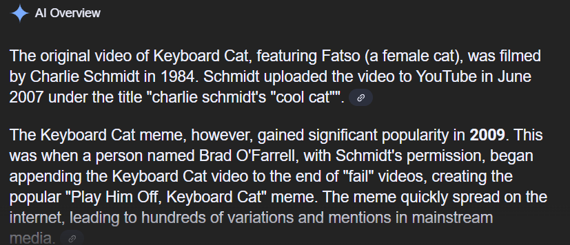 Keyboard cat is one of the only tokens on <a href="/base/">Base</a> I can think of that should easily go to billions.

We talk about OG memes all the time - there are few as OG as Fatso the original <a href="/KeyboardCatBase/">KEYCAT</a> from 2007. Iconic in every tesla, hidden on gamestop website, tweeted by Elon.

Low