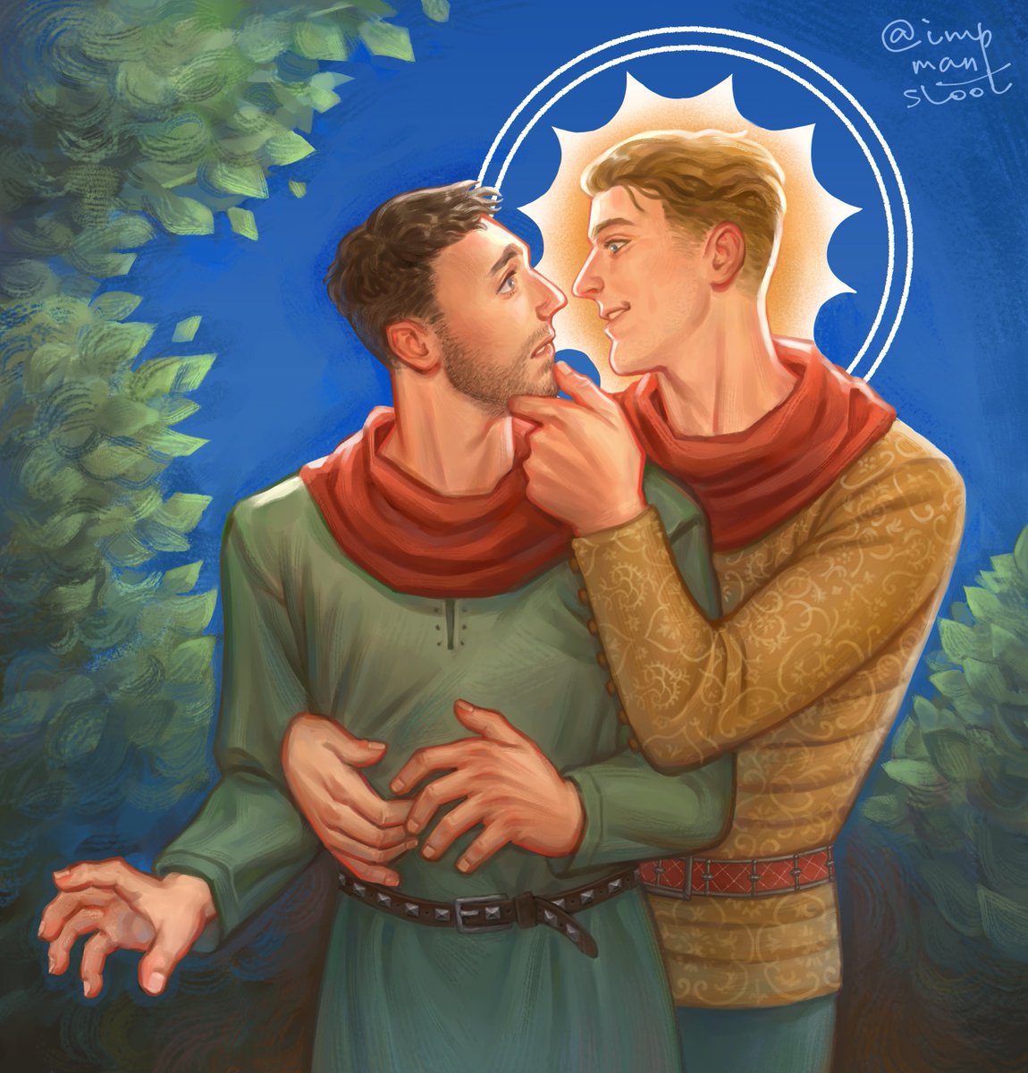 Cоmmissiоn for <a href="/caponschampion/">nat ⚔</a>! tysm it was a delight to paint these two 😭

#kingdomcomedeliverance #hansry #hanscapon #henryofskalitz #kcd2