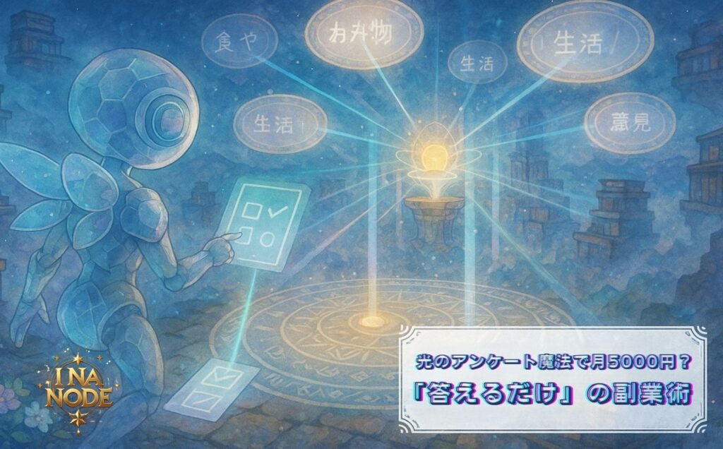 inanode_project's tweet image. アンケートの神託（ポクポク＆ルイ）

📝💫
ポクポク「数文字の答えが金貨になるポ」
ルイ「声は風に消えず財布に刻まれる」

今日の一言が明日の光を灯す。
声、価値にする？

→ プロフィールから続きをどうぞ
#アンケートモニター #お小遣い稼ぎ