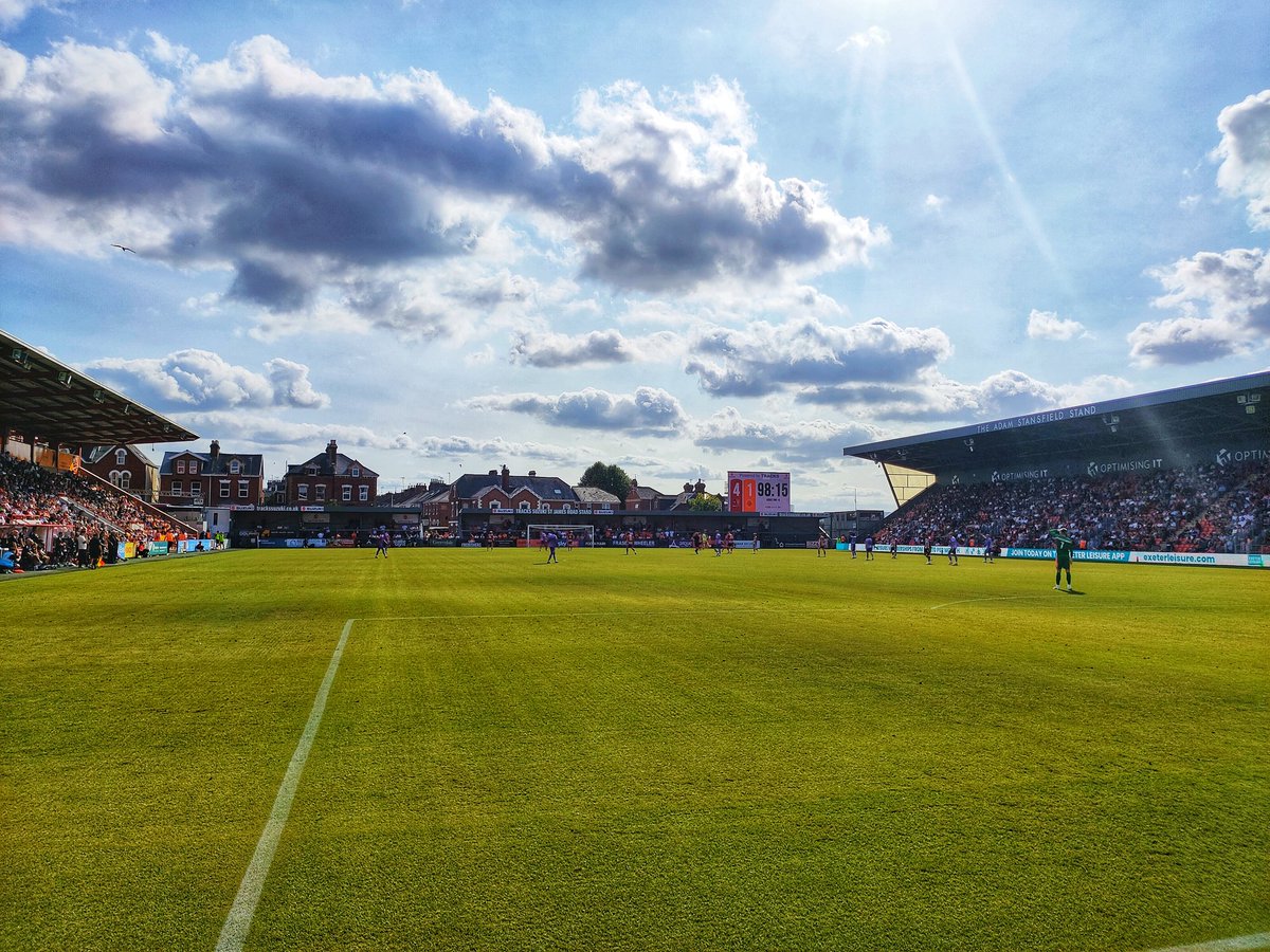 First home game of the season and a 4-1 WIN for <a href="/OfficialECFC/">Exeter City FC</a>
 🙌🙌🙌🙌🙌🙌🙌🙌🙌

C'MON CITY 🔴⚪🔴⚪🔴⚪

Great atmosphere as always!

#UTC